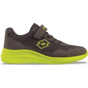 Baskets Lotto Enfants Gris Lime - Chaussure de Sport - Publicité Baskets Lotto Enfants Gris Lime - Chaussure de Sport - Publicité