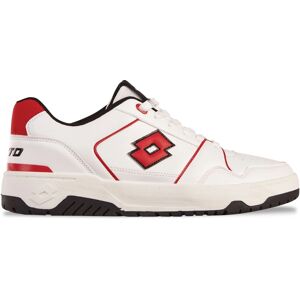 Baskets Lotto Rétro - Blanc-Rouge, Multicolore, Synthétique - Chaussures - Publicité Baskets Lotto Rétro - Blanc-Rouge, Multicolore, Synthétique - Chaussures - Publicité