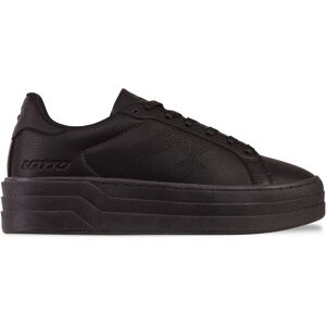 Lotto Black Sporty Layered Platform Sneaker - Sneaker Lotto Black Sporty Layered Platform Sneaker - Sneaker