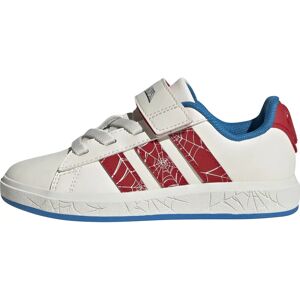 adidas Kids Marvel Spider-Man Grand Court Shoes - White adidas Kids Marvel Spider-Man Grand Court Shoes - White