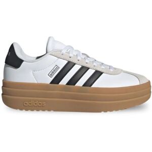 Adidas VL Court Bold Kids White Sneakers - Sporty, Low Profile, Model 37 1/3 Adidas VL Court Bold Kids White Sneakers - Sporty, Low Profile, Model 37 1/3