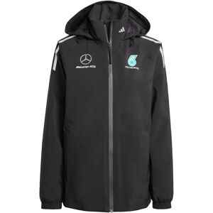 adidas Mercedes AMG Petronas F1 Team Mechanics Rain Jacket - Black adidas Mercedes AMG Petronas F1 Team Mechanics Rain Jacket - Black