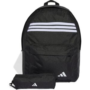 adidas Classic 3-Stripes Horizontal Backpack - Black adidas Classic 3-Stripes Horizontal Backpack - Black