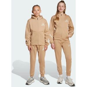 adidas Kids Z.N.E. Tapered-Leg Tracksuit Bottoms - Beige adidas Kids Z.N.E. Tapered-Leg Tracksuit Bottoms - Beige