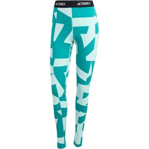 adidas Multi Synthetic Base Layer Leggings - Turquoise - Leggings adidas Multi Synthetic Base Layer Leggings - Turquoise - Leggings