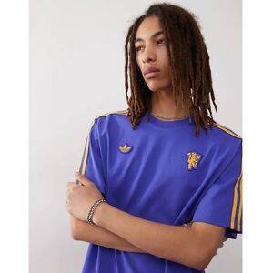 adidas Manchester United Terrace Icons T-Shirt - Purple - T-Shirt adidas Manchester United Terrace Icons T-Shirt - Purple - T-Shirt