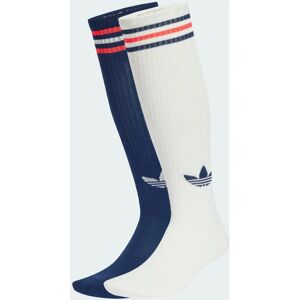 adidas Modell 3-Stripes Kniesocken - Weiß adidas Modell 3-Stripes Kniesocken - Weiß