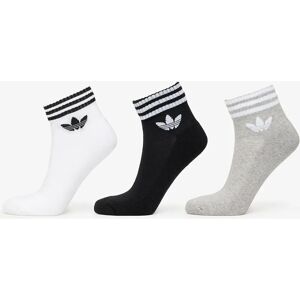 adidas 3-Streifen Knöchelsocken - 3 Paar - Weiß adidas 3-Streifen Knöchelsocken - 3 Paar - Weiß