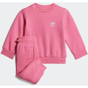 adidas Kids Crew Set - Pink - Sweatshirt and Pants adidas Kids Crew Set - Pink - Sweatshirt and Pants