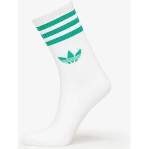 adidas Model 3-Stripes Crew Socks - White adidas Model 3-Stripes Crew Socks - White
