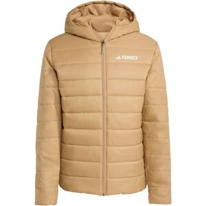 adidas Terrex Multi Essentials CLIMAWARM Insulated Hooded Jacket - Mens - Brown adidas Terrex Multi Essentials CLIMAWARM Insulated Hooded Jacket - Mens - Brown