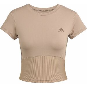 adidas JN2647 Brown Slim Fit Ribbed Baby T-Shirt - Fitness adidas JN2647 Brown Slim Fit Ribbed Baby T-Shirt - Fitness