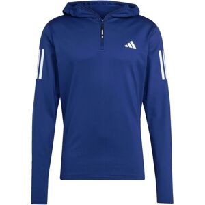 adidas Own The Run Winterized Hooded Half-Zip - Blue - Hoodie adidas Own The Run Winterized Hooded Half-Zip - Blue - Hoodie