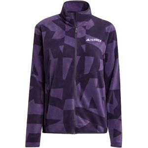 adidas Terrex Multi Printed Full-Zip Fleece Jacket - Women - Black adidas Terrex Multi Printed Full-Zip Fleece Jacket - Women - Black
