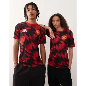 Adidas Manchester United 2025-26 Pre-Match Jersey - Red Adidas Manchester United 2025-26 Pre-Match Jersey - Red