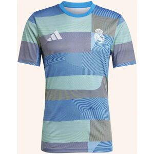 Adidas Real Madrid 2025-26 Blue Pre-Match Football Jersey - Men Adidas Real Madrid 2025-26 Blue Pre-Match Football Jersey - Men
