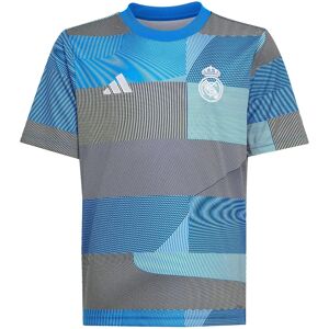 adidas 2025-2026 Real Madrid Pre-Match Shirt - Kids Blue adidas 2025-2026 Real Madrid Pre-Match Shirt - Kids Blue