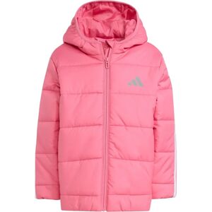 adidas Kids Essentials 3-Stripes Padded Jacket - Pink adidas Kids Essentials 3-Stripes Padded Jacket - Pink