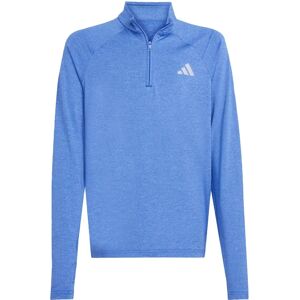 adidas Kids All Sports Favorite 1/4-Zip Long Sleeve Top - Blue adidas Kids All Sports Favorite 1/4-Zip Long Sleeve Top - Blue