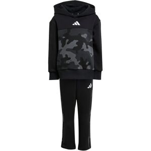 adidas Gyerekek Kamuflázs Fleecekészlet - Fekete adidas Gyerekek Kamuflázs Fleecekészlet - Fekete