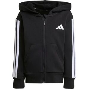 ADIDAS LK 3S FL FZ HD - Sweatshirt - Noir / Blanc - Publicité ADIDAS LK 3S FL FZ HD - Sweatshirt - Noir / Blanc - Publicité