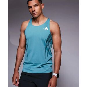 adidas Adizero Archive Green Tank Top - Running adidas Adizero Archive Green Tank Top - Running