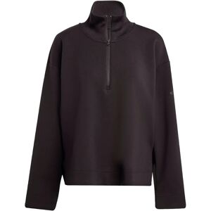 adidas Soft Lux Quarter-Zip - Donna - Nero - Top adidas Soft Lux Quarter-Zip - Donna - Nero - Top