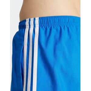 adidas Adicolor 3-Stripes 5-Inch Swim Shorts - Blue adidas Adicolor 3-Stripes 5-Inch Swim Shorts - Blue