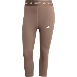 adidas TECHFIT Capri Leggings - Brown - Support for Muscles - Moisture-Wicking - Eco-Friendly - Leggings for Training adidas TECHFIT Capri Leggings - Brown - Support for Muscles - Moisture-Wicking - Eco-Friendly - Leggings for Training