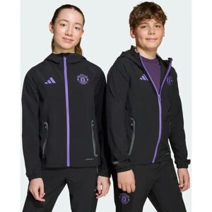 adidas Kids Manchester United Tiro 25 Competition Vis Tech Travel Jacket - Black adidas Kids Manchester United Tiro 25 Competition Vis Tech Travel Jacket - Black