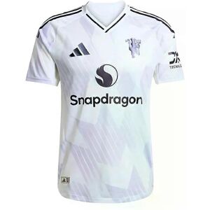 adidas Manchester United 25/26 Away Authentic Football Jersey - White adidas Manchester United 25/26 Away Authentic Football Jersey - White
