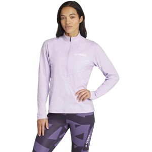 adidas Purple Multi Climacool 1/2 Zip Long Sleeve Top - Hiking adidas Purple Multi Climacool 1/2 Zip Long Sleeve Top - Hiking