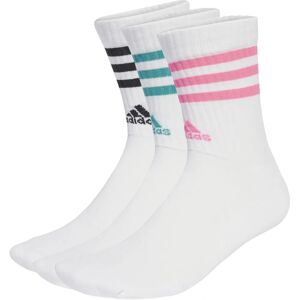 adidas White Cushioned Crew Socks - 3 Pairs adidas White Cushioned Crew Socks - 3 Pairs