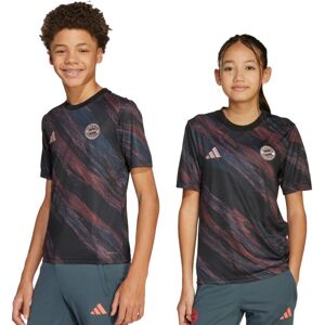 adidas Kids FC Bayern 25/26 Pre-Match Jersey - Black adidas Kids FC Bayern 25/26 Pre-Match Jersey - Black