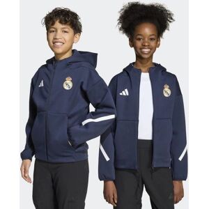 Adidas 2025-2026 Real Madrid Anthem Jacket - Kids Navy Adidas 2025-2026 Real Madrid Anthem Jacket - Kids Navy
