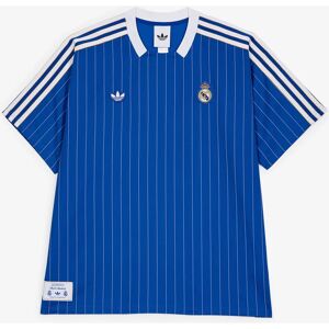 adidas Real Madrid Terrace Icons Jersey - Blue adidas Real Madrid Terrace Icons Jersey - Blue