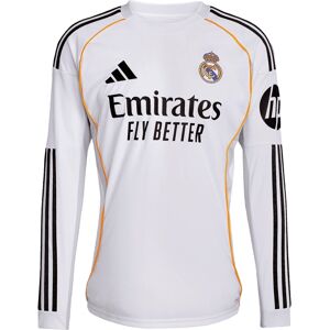 Adidas 2025-2026 Real Madrid Long Sleeve Home Shirt White - Jersey Adidas 2025-2026 Real Madrid Long Sleeve Home Shirt White - Jersey