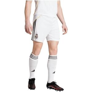 adidas 2025-2026 Real Madrid White Shorts - Support & Moisture-Manage adidas 2025-2026 Real Madrid White Shorts - Support & Moisture-Manage