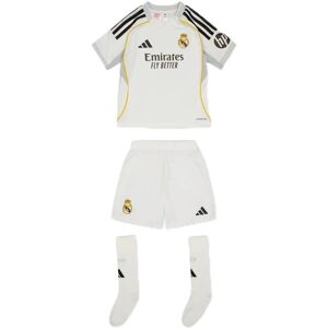 adidas Kids Real Madrid 25/26 Home Mini Kit - White adidas Kids Real Madrid 25/26 Home Mini Kit - White