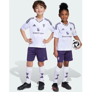 Adidas Kids Manchester United 25/26 Away Mini Kit - White Adidas Kids Manchester United 25/26 Away Mini Kit - White