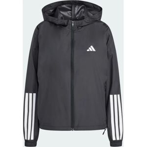 adidas Hyperglam 3-Stripes Windbreaker - Womens - Black - Windbreaker adidas Hyperglam 3-Stripes Windbreaker - Womens - Black - Windbreaker