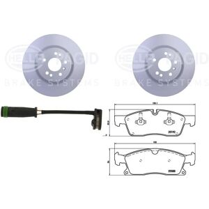 Hella Pagid Bremsenset 330mm vorne für Mercedes GLE W166 - Bremssystem Hella Pagid Bremsenset 330mm vorne für Mercedes GLE W166 - Bremssystem