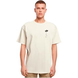 MERCHCODE Tricou Oversize Bărbat Love In The Air Bej - T-Shirt MERCHCODE Tricou Oversize Bărbat Love In The Air Bej - T-Shirt