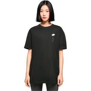 T-shirt Oversized Nero da Donna Merchcode - Love In The Air T-shirt Oversized Nero da Donna Merchcode - Love In The Air