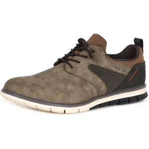 Bugatti Dunbar Taupe - Leather, Lace, Casual Shoes Bugatti Dunbar Taupe - Leather, Lace, Casual Shoes