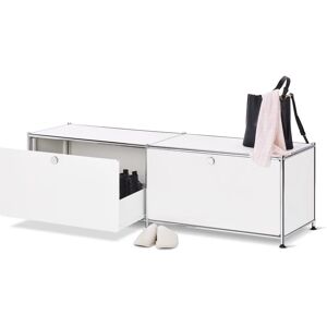 Tchibo Cn3 Lowboard - Weiß - Metall, Chrom, Kunststoff - 152x40x44,5cm Tchibo Cn3 Lowboard - Weiß - Metall, Chrom, Kunststoff - 152x40x44,5cm