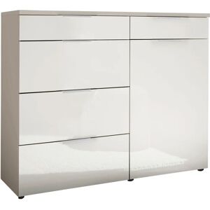WIEMANN Como Sideboard - Variablen Einlegeböden, Glas Weiß, Soft-Close WIEMANN Como Sideboard - Variablen Einlegeböden, Glas Weiß, Soft-Close