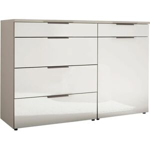 WIEMANN Como Sideboard - Glas weiß, Kieselgrau, 120cm WIEMANN Como Sideboard - Glas weiß, Kieselgrau, 120cm