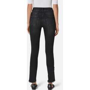 Madeleine Schwarze Schlanke Jeans mit Fransensaum - Jeans Madeleine Schwarze Schlanke Jeans mit Fransensaum - Jeans