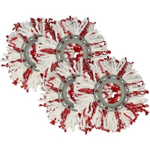 vhbw Microfiber Mop Head Replacement for Leifheit 52115, 52094 - Red/White vhbw Microfiber Mop Head Replacement for Leifheit 52115, 52094 - Red/White
